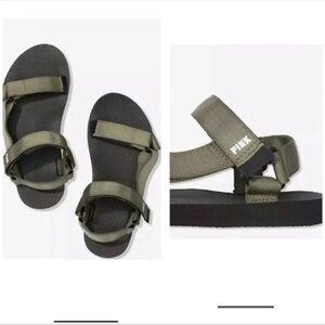 New Victorias Secret PINK Strappy Sandals